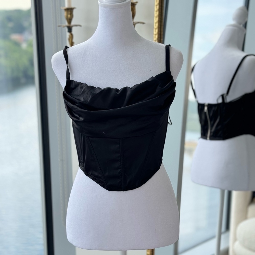 Urban Outfitters Cowl Neck Crop Corset
